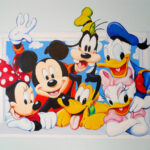 Wall Mural of a Mickey Mouse Scene by Ivy Bath