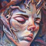 "Echoes of the Interface" - Original Oil Painting
