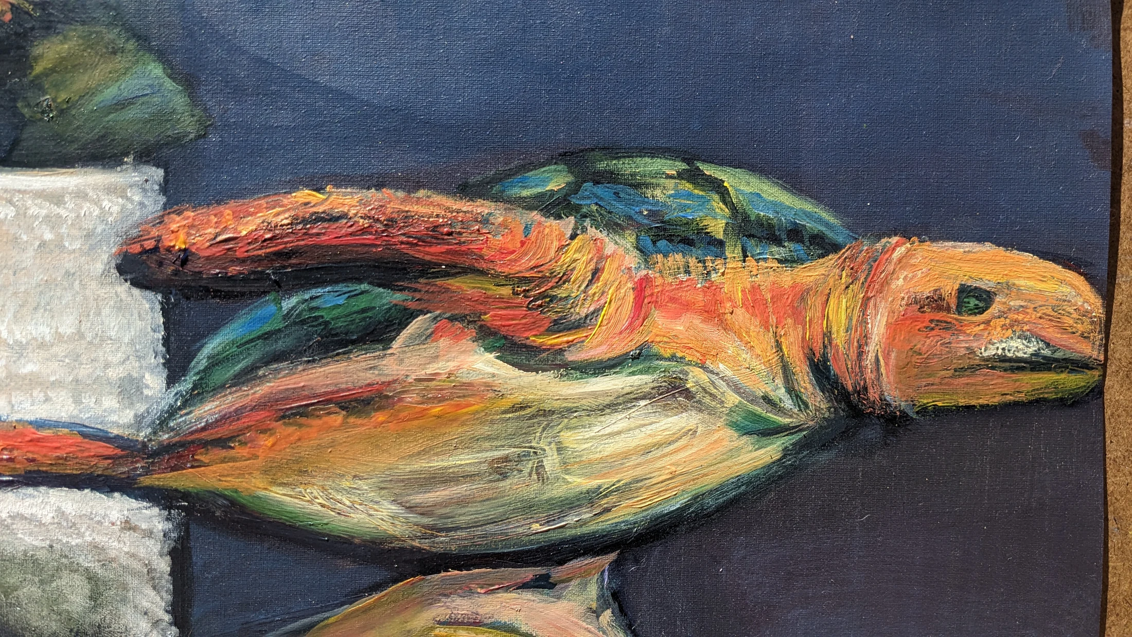 Close detail of a sculpted sea turtle in Tides of Stillness